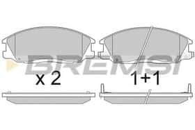 Гальмівні колодки Bremsi BP2909