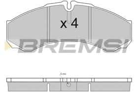 Гальмівні колодки Bremsi BP2925