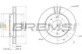 Тормозной диск Bremsi cd6885v