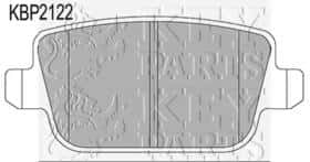Тормозные колодки Key Parts KBP2122