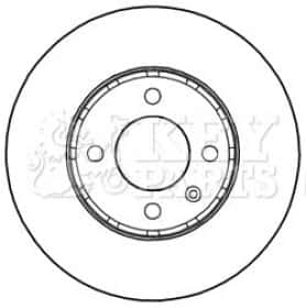 Гальмівний диск Key Parts kbd5236