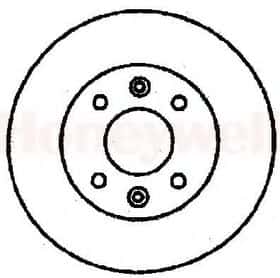 Тормозной диск Bendix 561160B