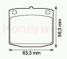 Тормозные колодки Bendix 572108B