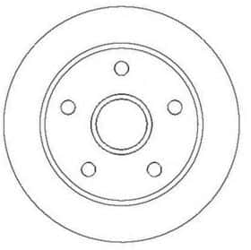 Гальмівний диск Bendix 561566B