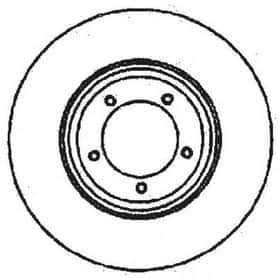 Тормозной диск Bendix 561121B