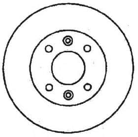 Тормозной диск Bendix 561409B
