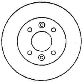 Тормозной диск Bendix 561594B