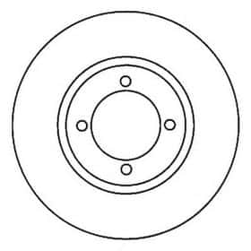 Тормозной диск Bendix 562038B