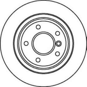 Гальмівний диск Bendix 562062B