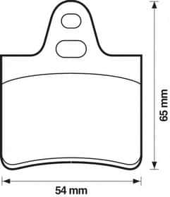 Тормозные колодки Bendix 571264X