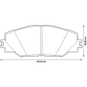 Гальмівні колодки Bendix 572569B