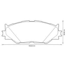 Тормозные колодки Bendix 572620B