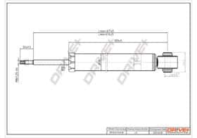 Амортизатор Dr!ve+ dp1610100148 Амортизатор Dr!ve+ dp1610100148