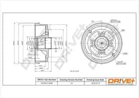 Тормозной барабан Dr!ve+ dp1010111698