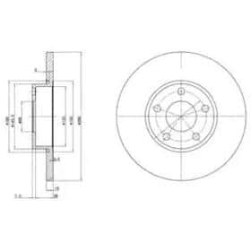 Тормозной диск Dr!ve+ dp1010110079