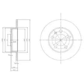 Тормозной диск Dr!ve+ dp1010110091
