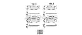 Тормозные колодки Braxis aa0248