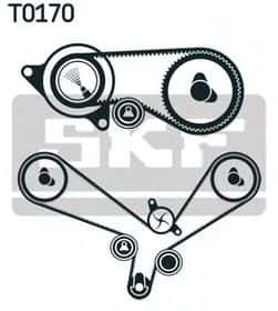 Комплект ременя ГРМ + помпа SKF VKMC 01952-1