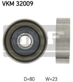 Обводной ролик поликлинового ремня SKF VKM 32009