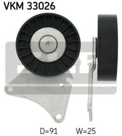 Обвідний ролик поліклинового ременя SKF VKM 33026