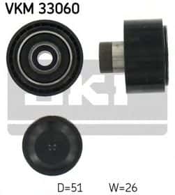 Обводной ролик поликлинового ремня SKF VKM 33060