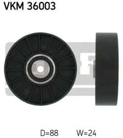 Обвідний ролик поліклинового ременя SKF VKM 36003
