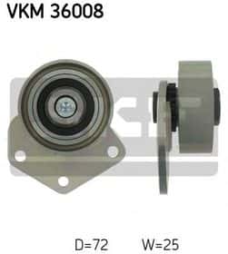 Обвідний ролик поліклинового ременя SKF VKM 36008