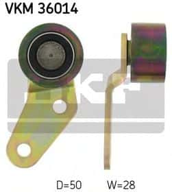Обвідний ролик поліклинового ременя SKF VKM 36014