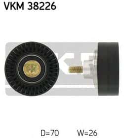 Обводной ролик поликлинового ремня SKF VKM 38226