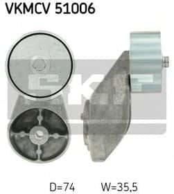 Обвідний ролик поліклинового ременя SKF VKMCV 51006