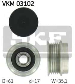 Муфта генератора SKF VKM 03102