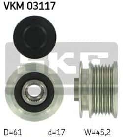Муфта генератора SKF VKM 03117