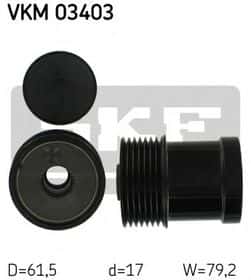 Муфта генератора SKF VKM 03403