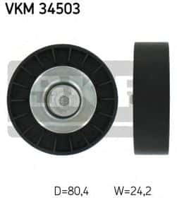 Обводной ролик поликлинового ремня SKF VKM 34503