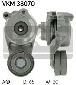 Натяжний ролик поліклинового ременя SKF VKM 38070