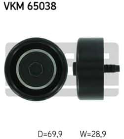 Обводной ролик поликлинового ремня SKF VKM 65038