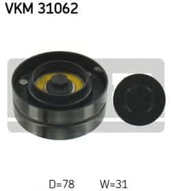 Обвідний ролик поліклинового ременя SKF VKM 31062