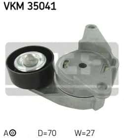 Натяжний ролик поліклинового ременя SKF VKM 35041