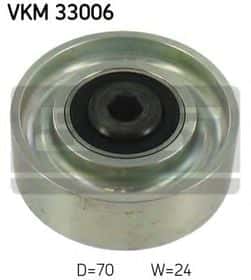 Обвідний ролик поліклинового ременя SKF VKM 33006