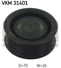 Обвідний ролик поліклинового ременя SKF VKM 31401