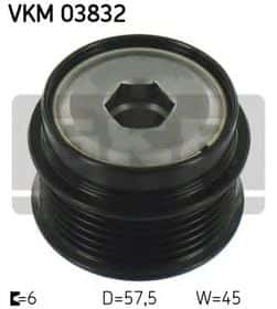 Муфта генератора SKF VKM 03832