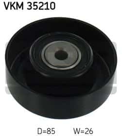 Обводной ролик поликлинового ремня SKF VKM 35210