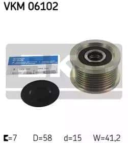 Муфта генератора SKF VKM 06102