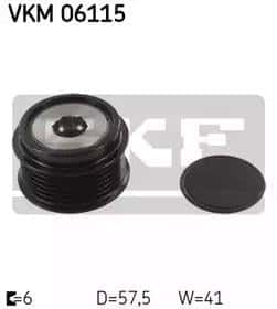 Муфта генератора SKF VKM 06115