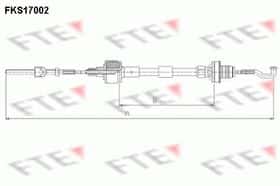 Трос зчеплення FTE FKS17002