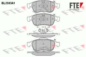 Тормозные колодки FTE 9010844