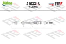 Трос зчеплення FTE 4103318