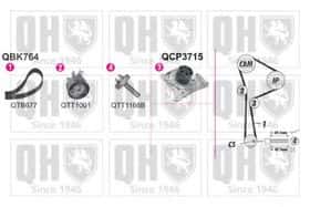 Комплект ремня ГРМ + помпа Quinton Hazell QBPK7642