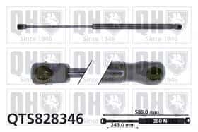 Газовый упор капота Quinton Hazell qts828346