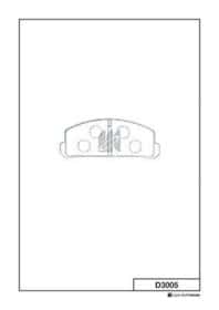 Тормозные колодки MK Kashiyama D3005